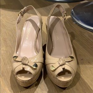 Stuart Weitzman cork wedges